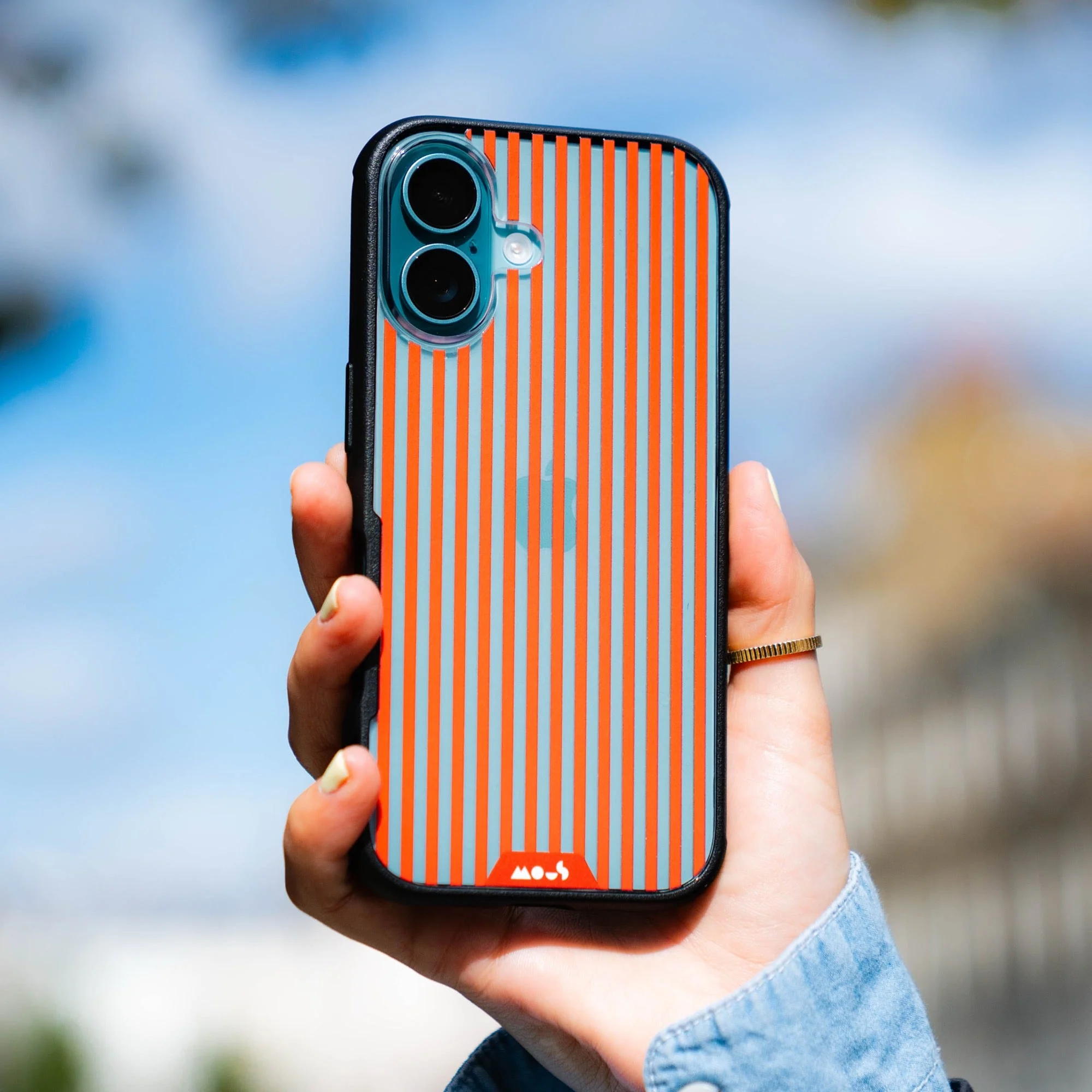 Flame Protective Phone Case - Pinstripe - Image 4