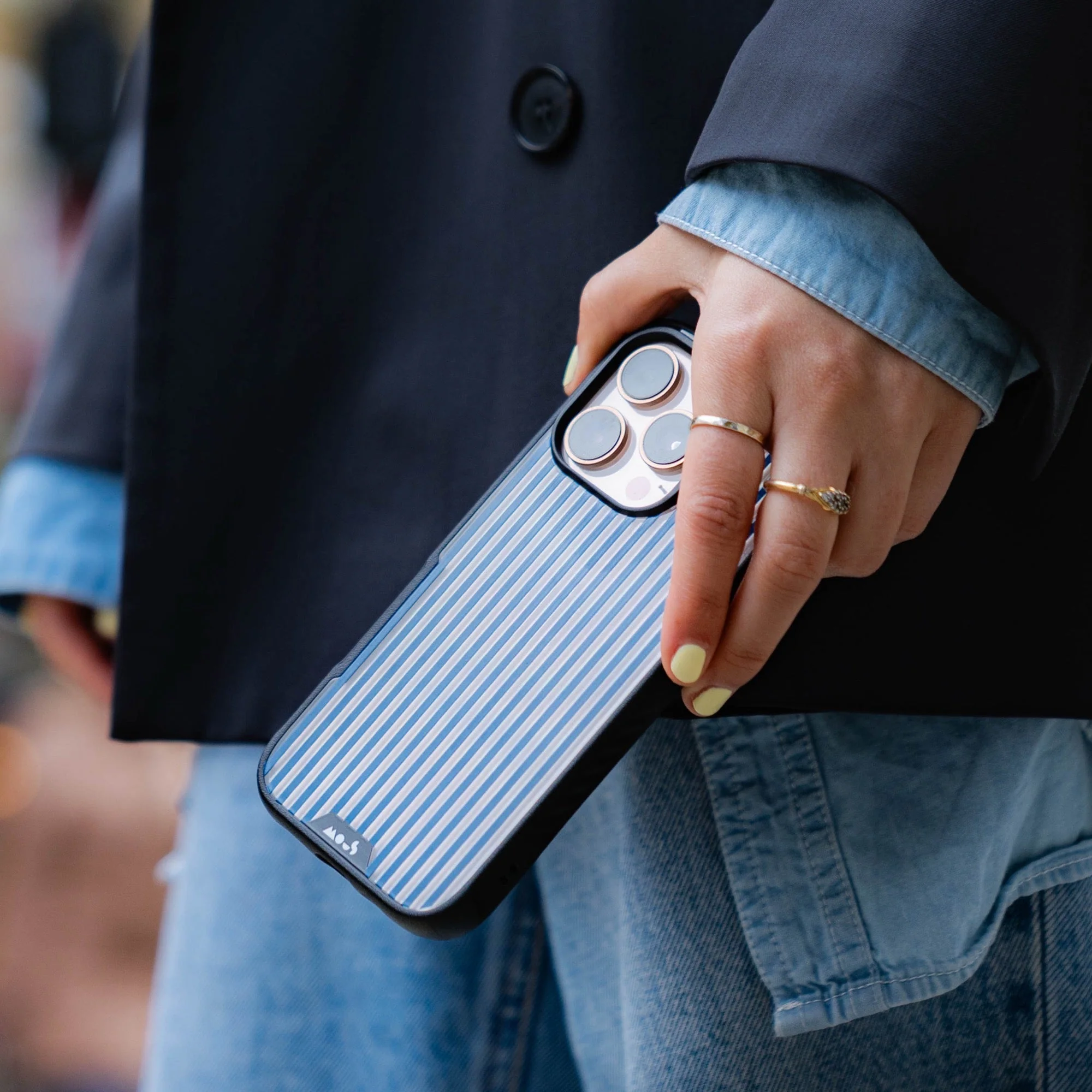 Storm Protective Phone Case - Pinstripe - Image 14